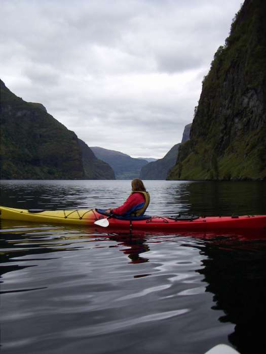 Pohled Nærøyfjordem zpt